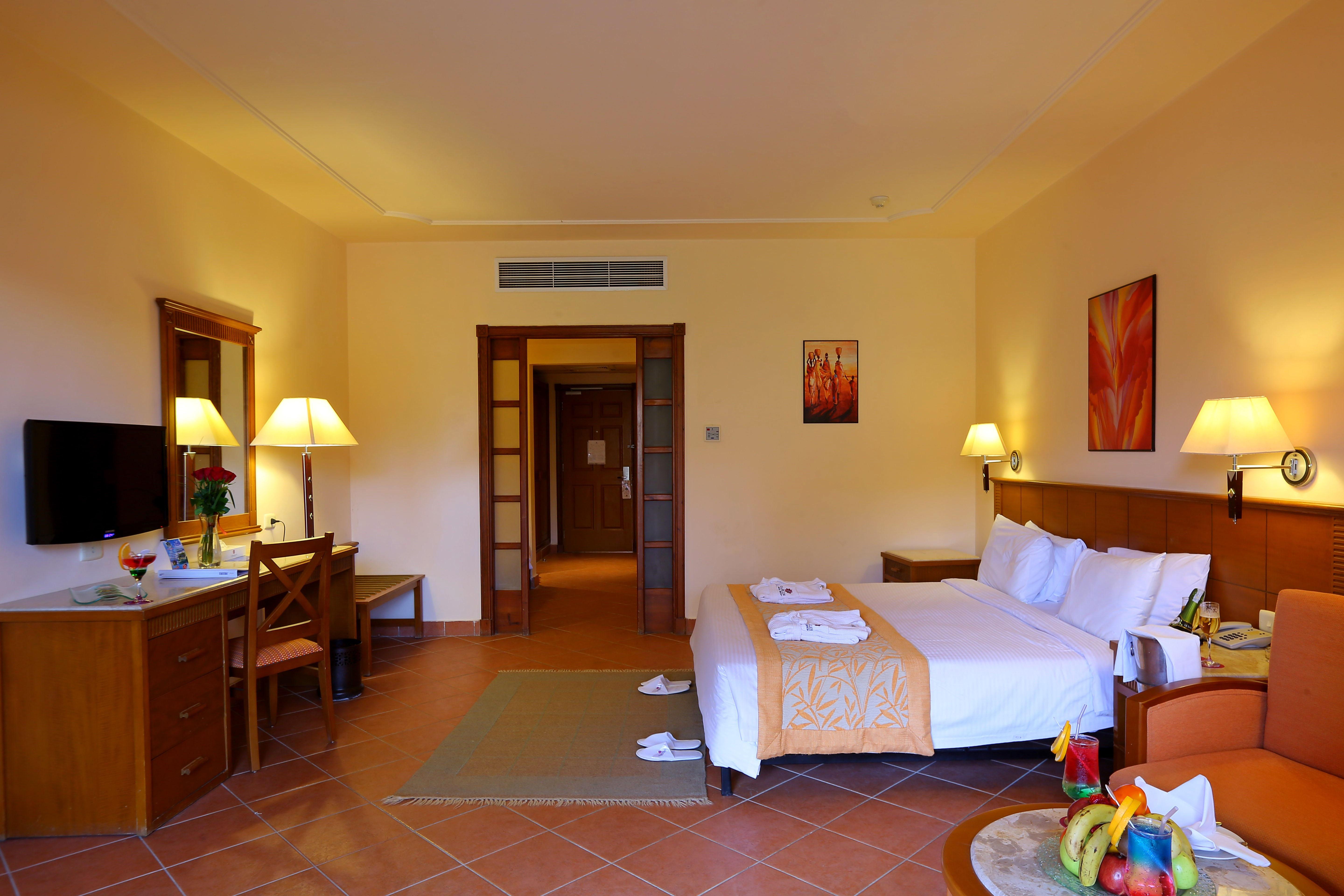 Charmillion Gardens Aquapark 호텔 샤름 엘 셰이크 외부 사진 A room at the Hilton Sharm El Sheikh